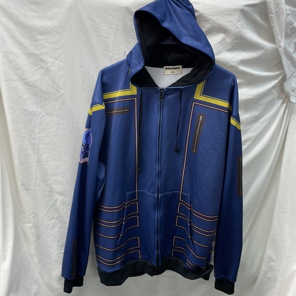 COPY - NEW!!! Star Trek print lined hoodie man/woman sz 3x4x - Picture 3 of 5